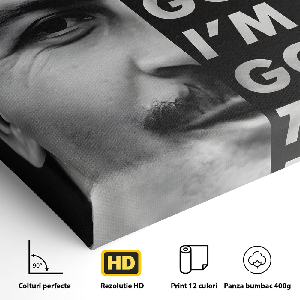 Tablou Canvas Premium LuxCanva® B1051, Pablo Escobar , Birou, Columbia, Baron, Escobar, Culori Vibrante