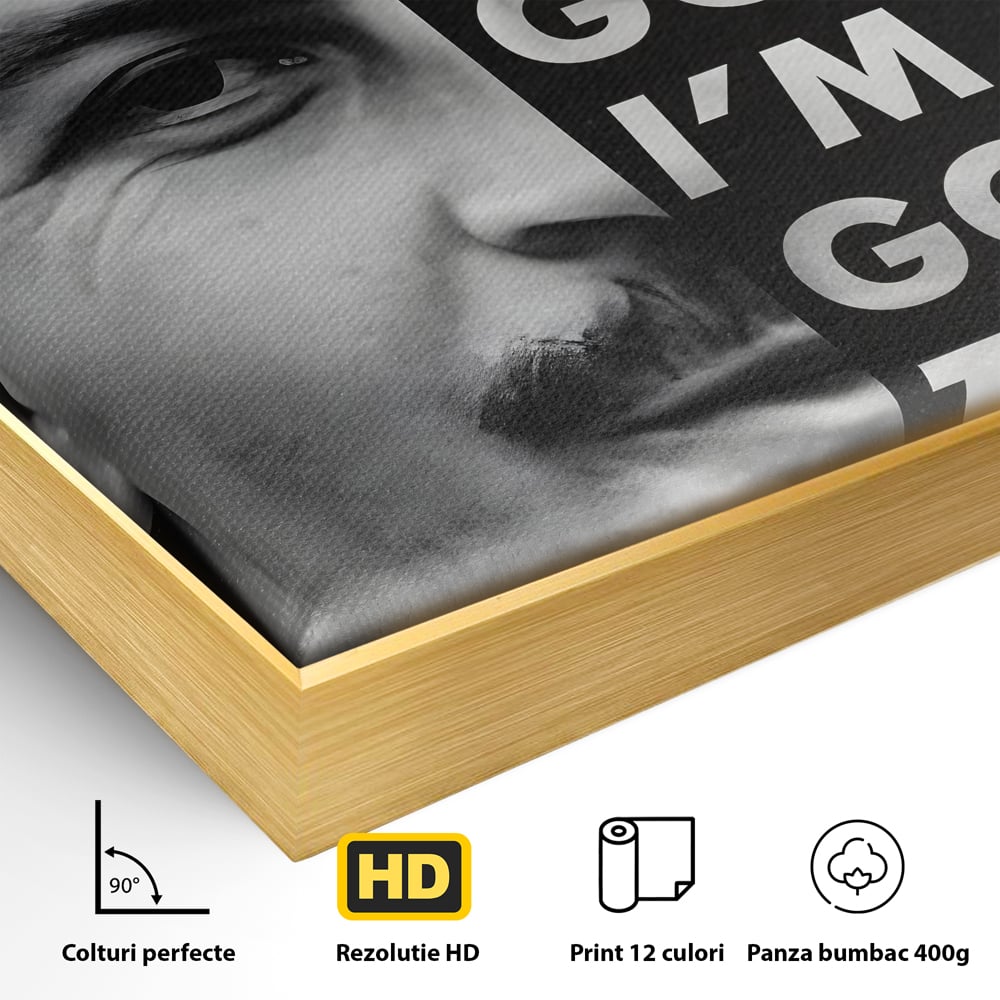 Tablou Canvas Premium LuxCanva® B1051, Pablo Escobar , Birou, Columbia, Baron, Escobar, Culori Vibrante
