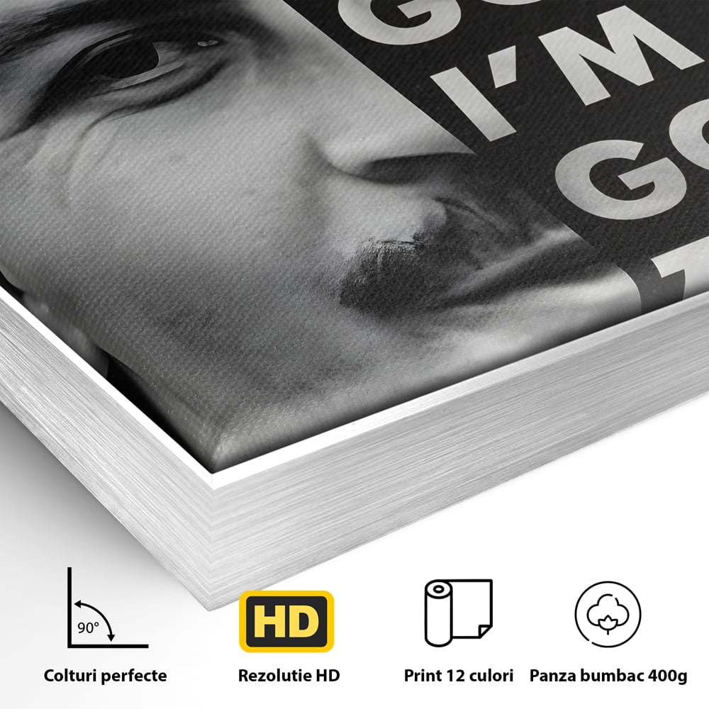 Tablou Canvas Premium LuxCanva® B1051, Pablo Escobar , Birou, Columbia, Baron, Escobar, Culori Vibrante