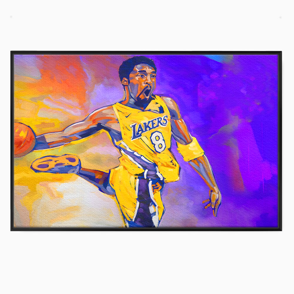Tablou Canvas Premium LuxCanva® B1052, Kobe Bryant , Camera copii, Lakers, Baschetbalist, American, NBA, Culori Vibrante