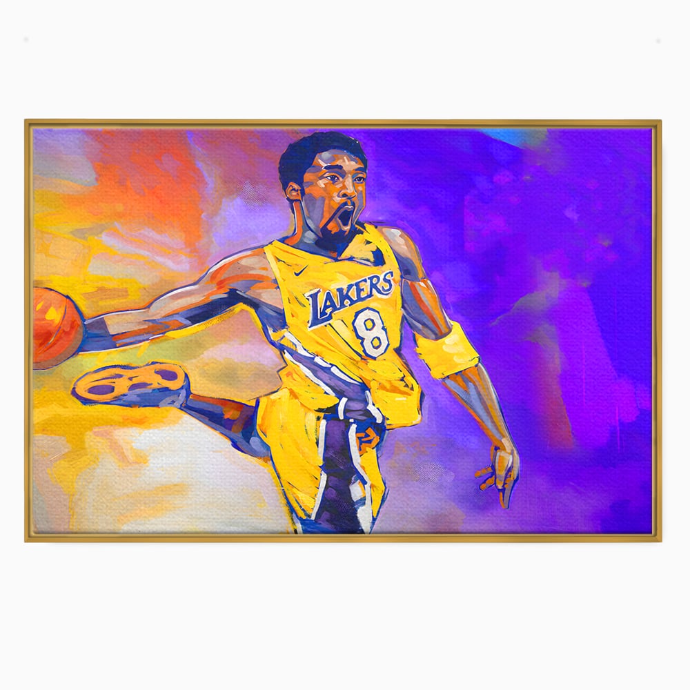 Tablou Canvas Premium LuxCanva® B1052, Kobe Bryant , Camera copii, Lakers, Baschetbalist, American, NBA, Culori Vibrante