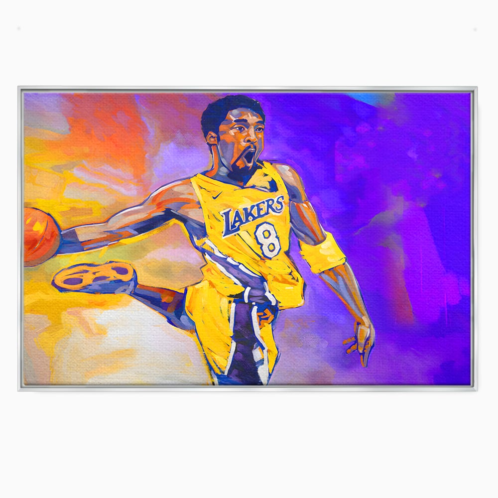 Tablou Canvas Premium LuxCanva® B1052, Kobe Bryant , Camera copii, Lakers, Baschetbalist, American, NBA, Culori Vibrante