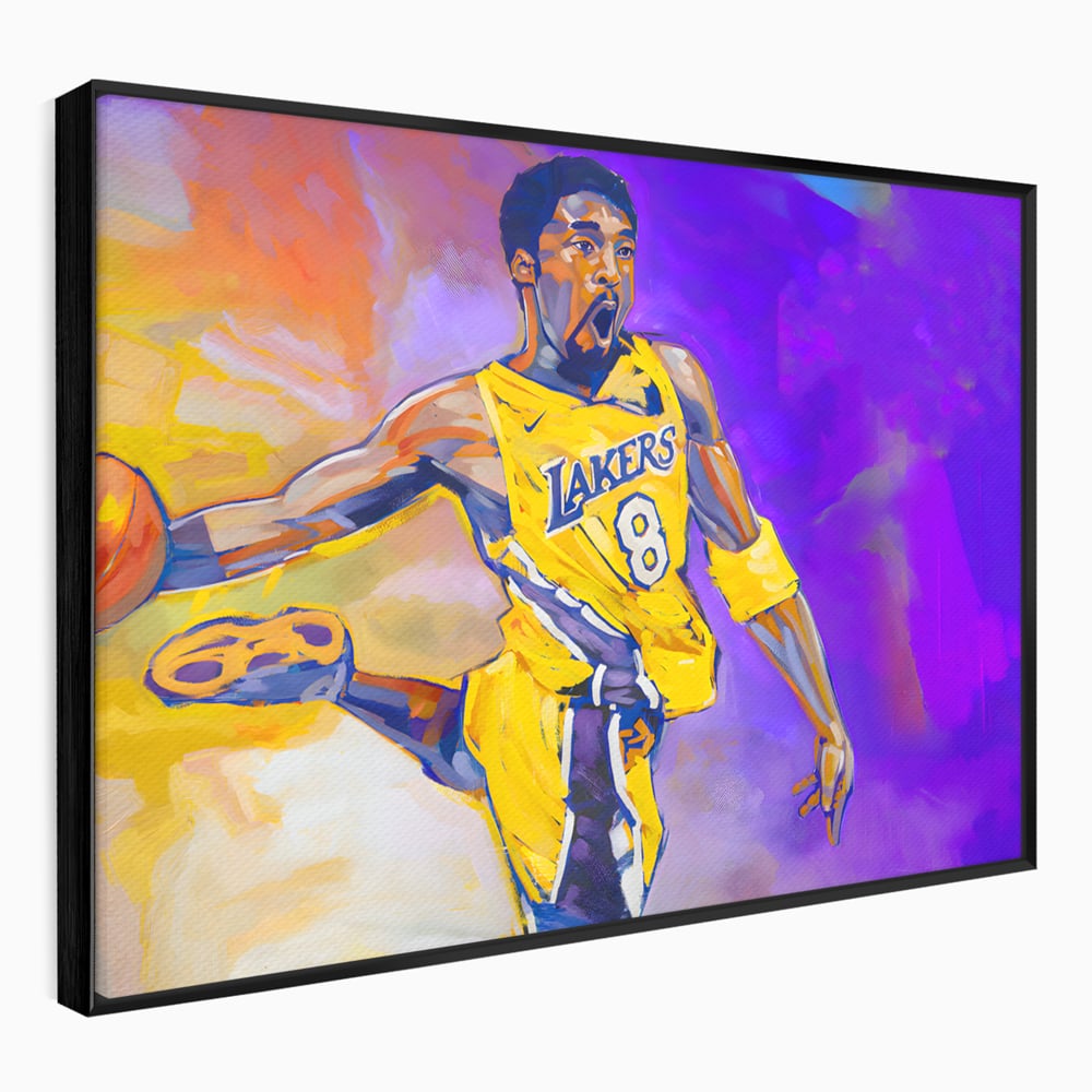 Tablou Canvas Premium LuxCanva® B1052, Kobe Bryant , Camera copii, Lakers, Baschetbalist, American, NBA, Culori Vibrante