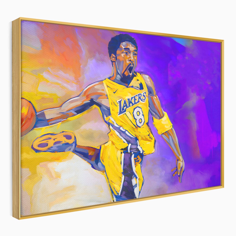 Tablou Canvas Premium LuxCanva® B1052, Kobe Bryant , Camera copii, Lakers, Baschetbalist, American, NBA, Culori Vibrante
