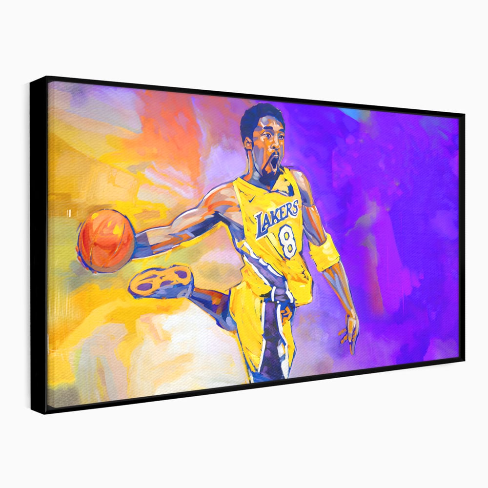 Tablou Canvas Premium LuxCanva® B1052, Kobe Bryant , Camera copii, Lakers, Baschetbalist, American, NBA, Culori Vibrante