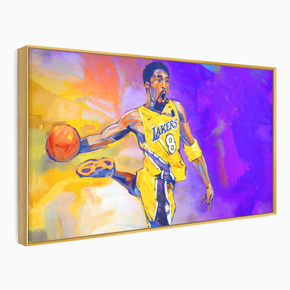 Tablou Canvas Premium LuxCanva® B1052, Kobe Bryant , Camera copii, Lakers, Baschetbalist, American, NBA, Culori Vibrante