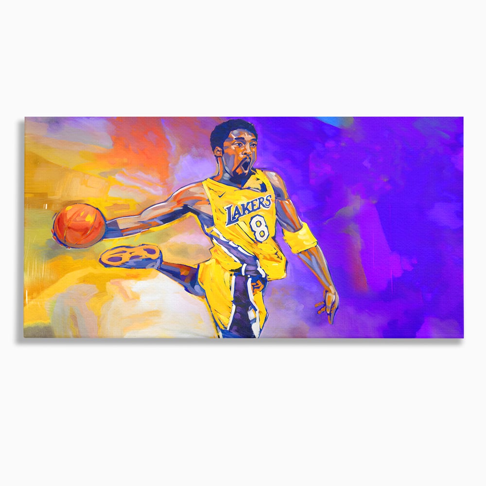 Tablou Canvas Premium LuxCanva® B1052, Kobe Bryant , Camera copii, Lakers, Baschetbalist, American, NBA, Culori Vibrante