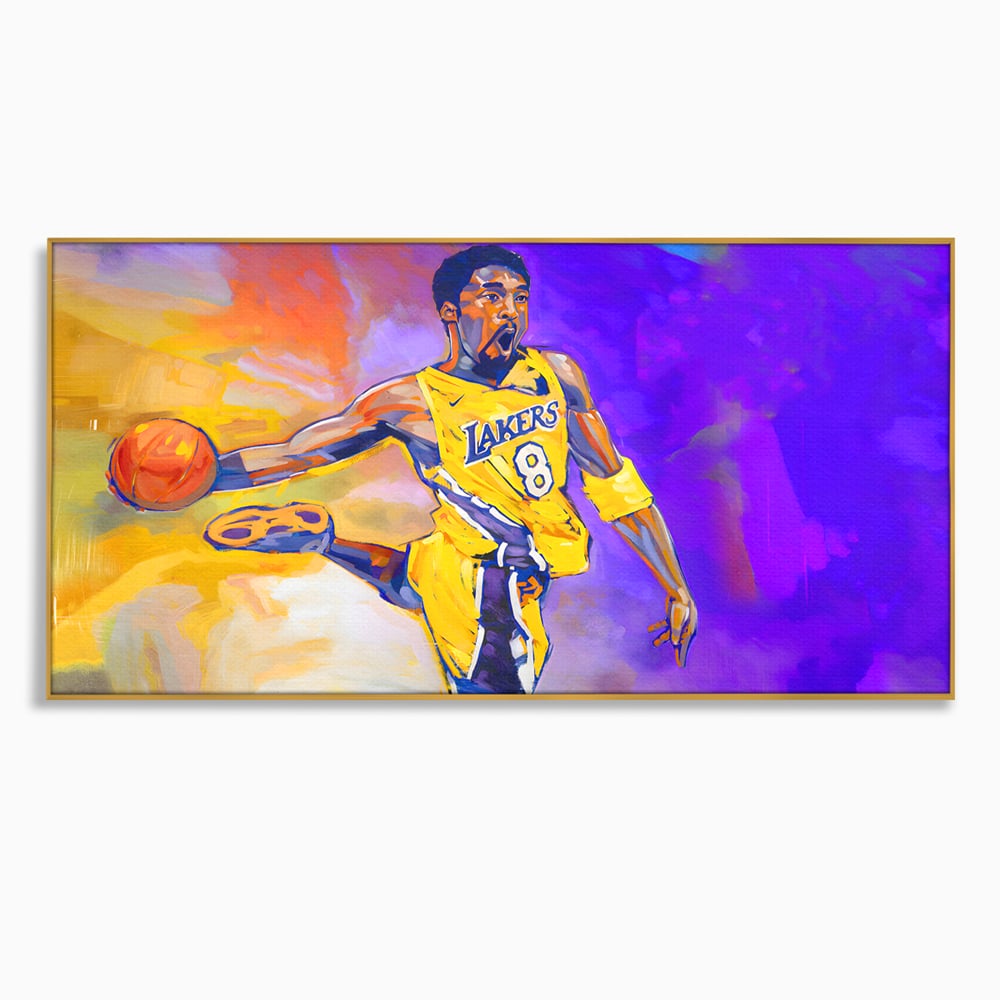 Tablou Canvas Premium LuxCanva® B1052, Kobe Bryant , Camera copii, Lakers, Baschetbalist, American, NBA, Culori Vibrante