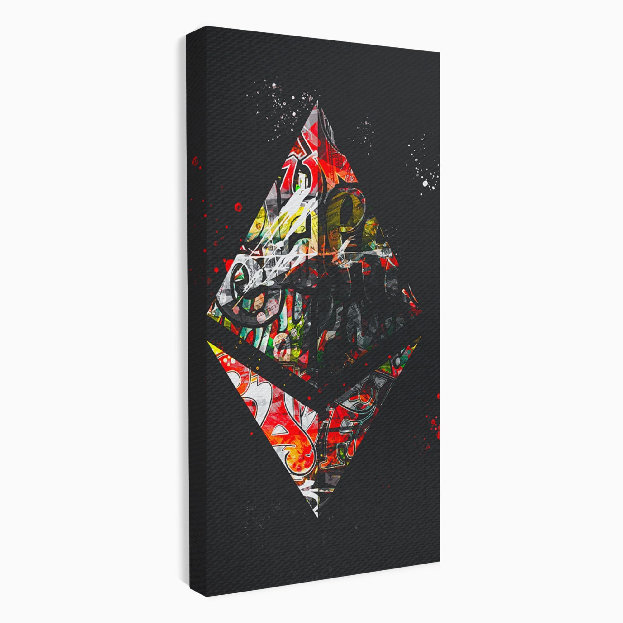 Tablou Canvas Premium LuxCanva® B1056, Geometrie Urbana Abstracta, Geometrie, Abstract, Urban, Living, Birou, Culori Vibrante