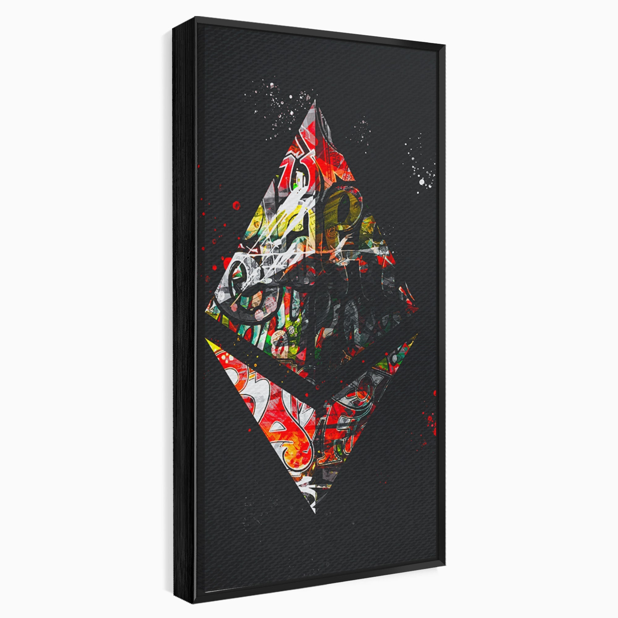 Tablou Canvas Premium LuxCanva® B1056, Geometrie Urbana Abstracta, Geometrie, Abstract, Urban, Living, Birou, Culori Vibrante