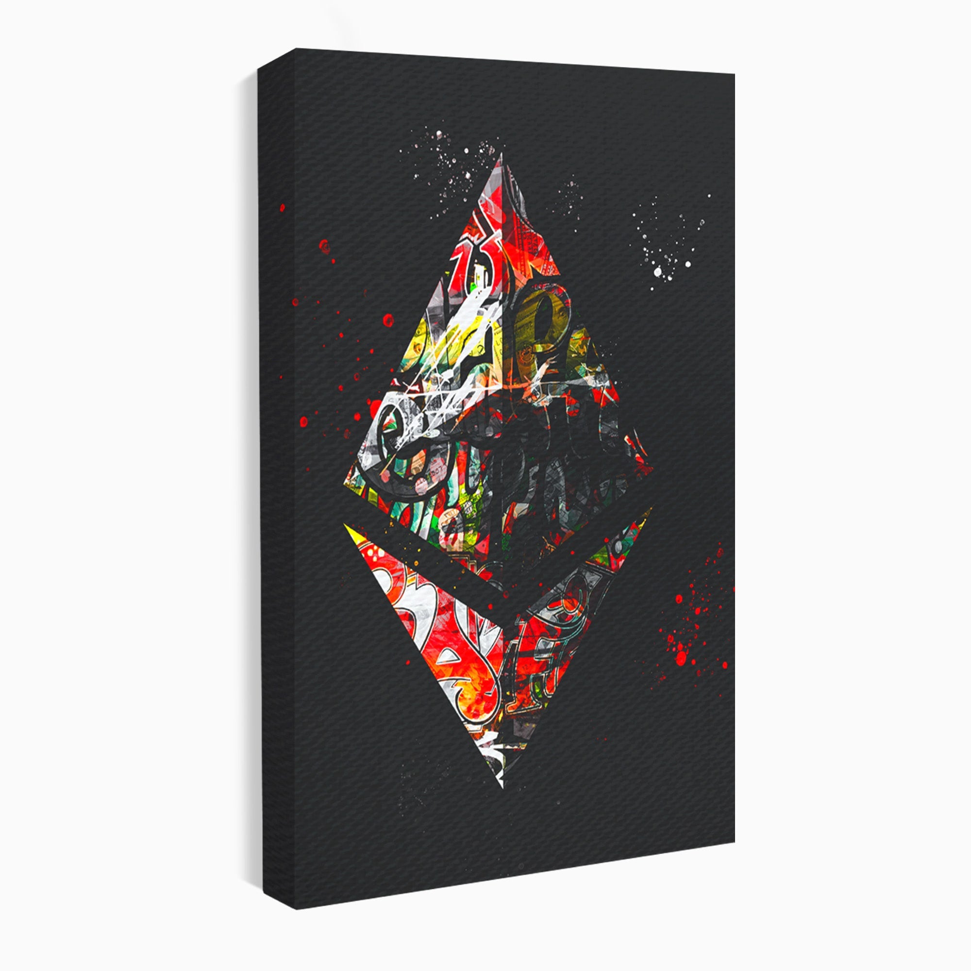 Tablou Canvas Premium LuxCanva® B1056, Geometrie Urbana Abstracta, Geometrie, Abstract, Urban, Living, Birou, Culori Vibrante