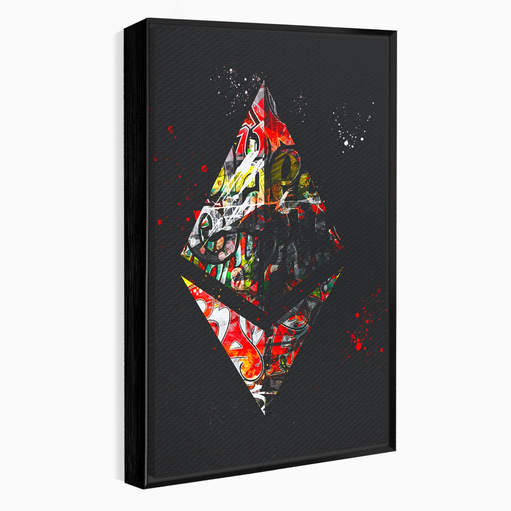 Tablou Canvas Premium LuxCanva® B1056, Geometrie Urbana Abstracta, Geometrie, Abstract, Urban, Living, Birou, Culori Vibrante