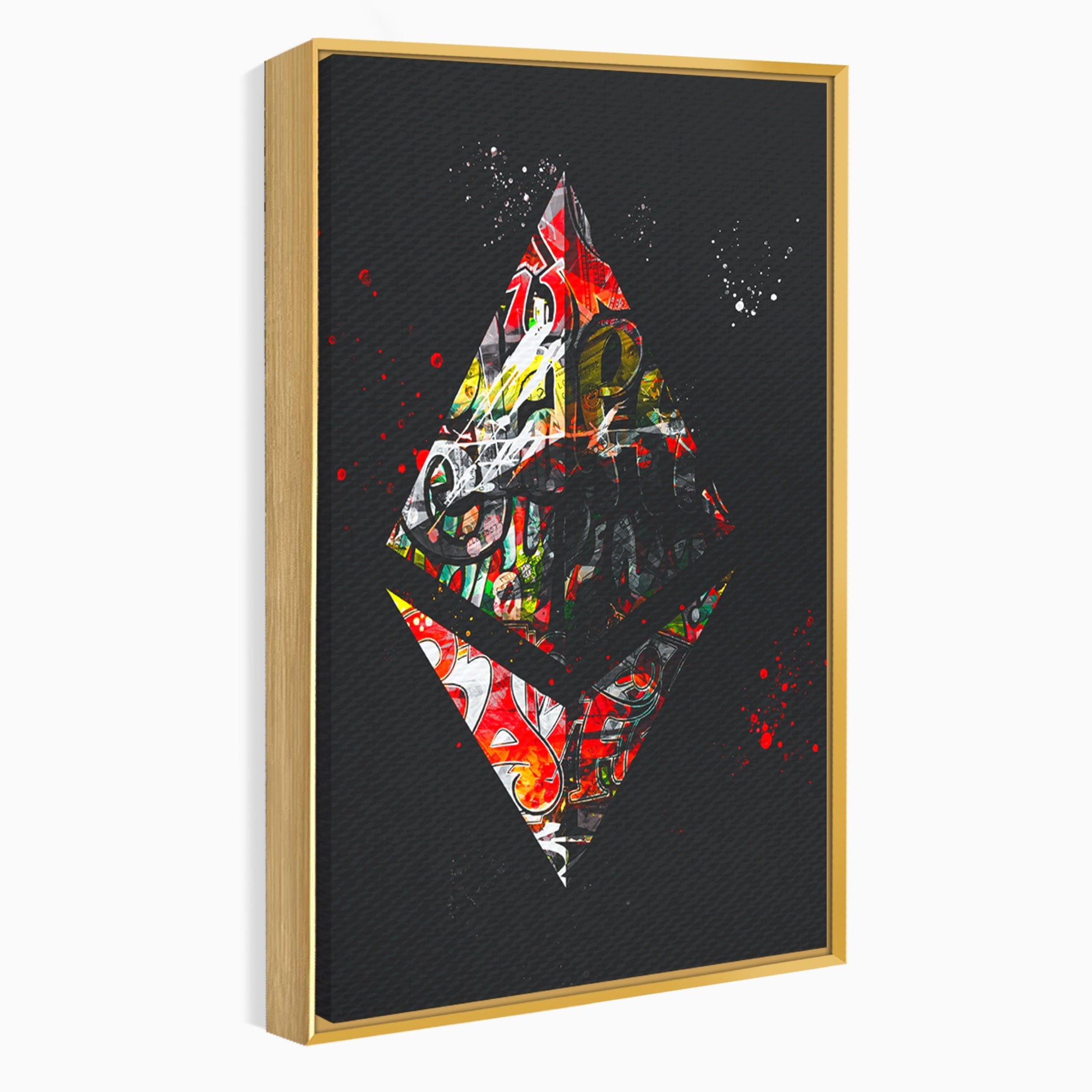 Tablou Canvas Premium LuxCanva® B1056, Geometrie Urbana Abstracta, Geometrie, Abstract, Urban, Living, Birou, Culori Vibrante