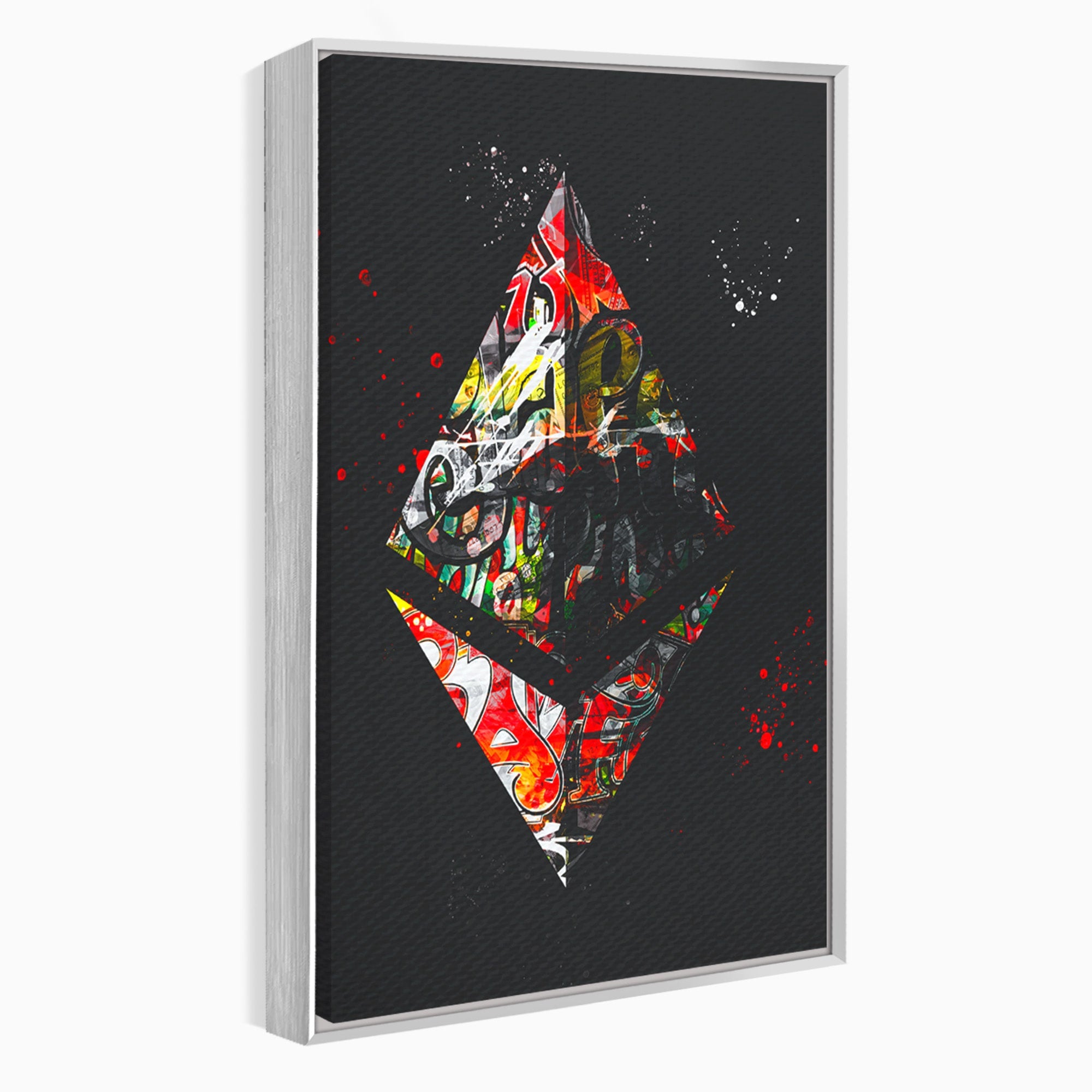 Tablou Canvas Premium LuxCanva® B1056, Geometrie Urbana Abstracta, Geometrie, Abstract, Urban, Living, Birou, Culori Vibrante
