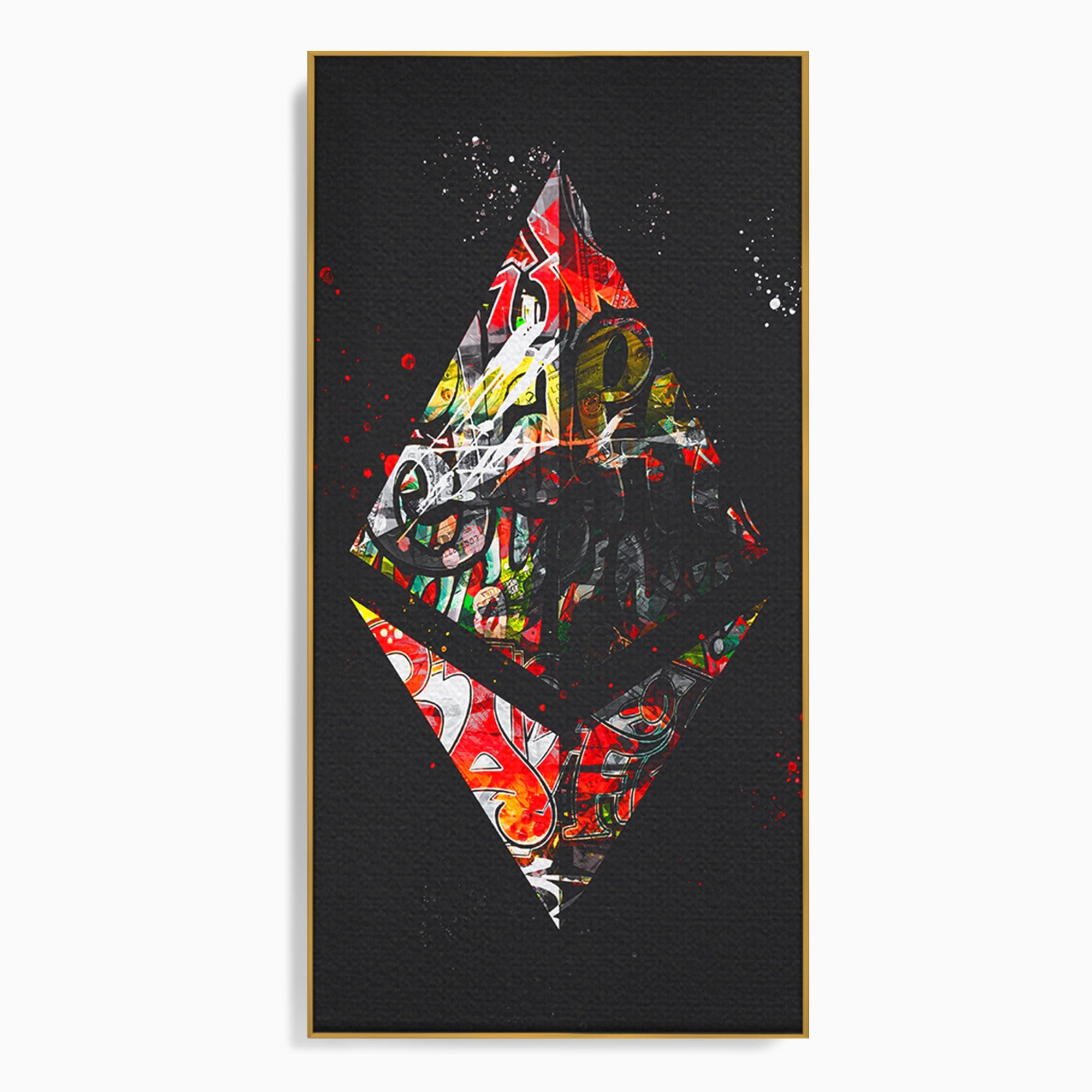 Tablou Canvas Premium LuxCanva® B1056, Geometrie Urbana Abstracta, Geometrie, Abstract, Urban, Living, Birou, Culori Vibrante