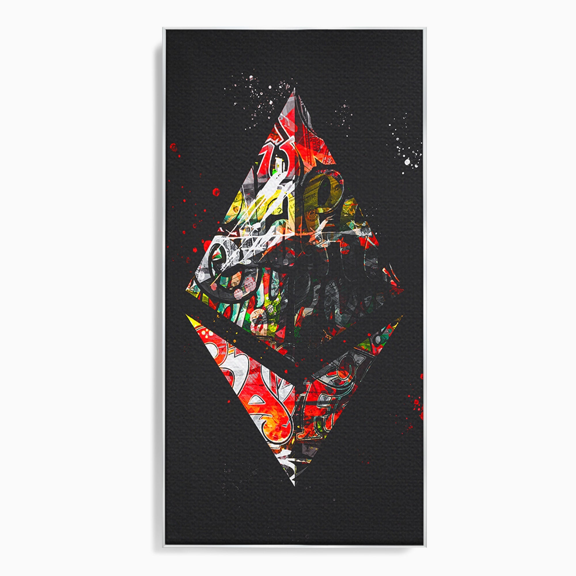 Tablou Canvas Premium LuxCanva® B1056, Geometrie Urbana Abstracta, Geometrie, Abstract, Urban, Living, Birou, Culori Vibrante