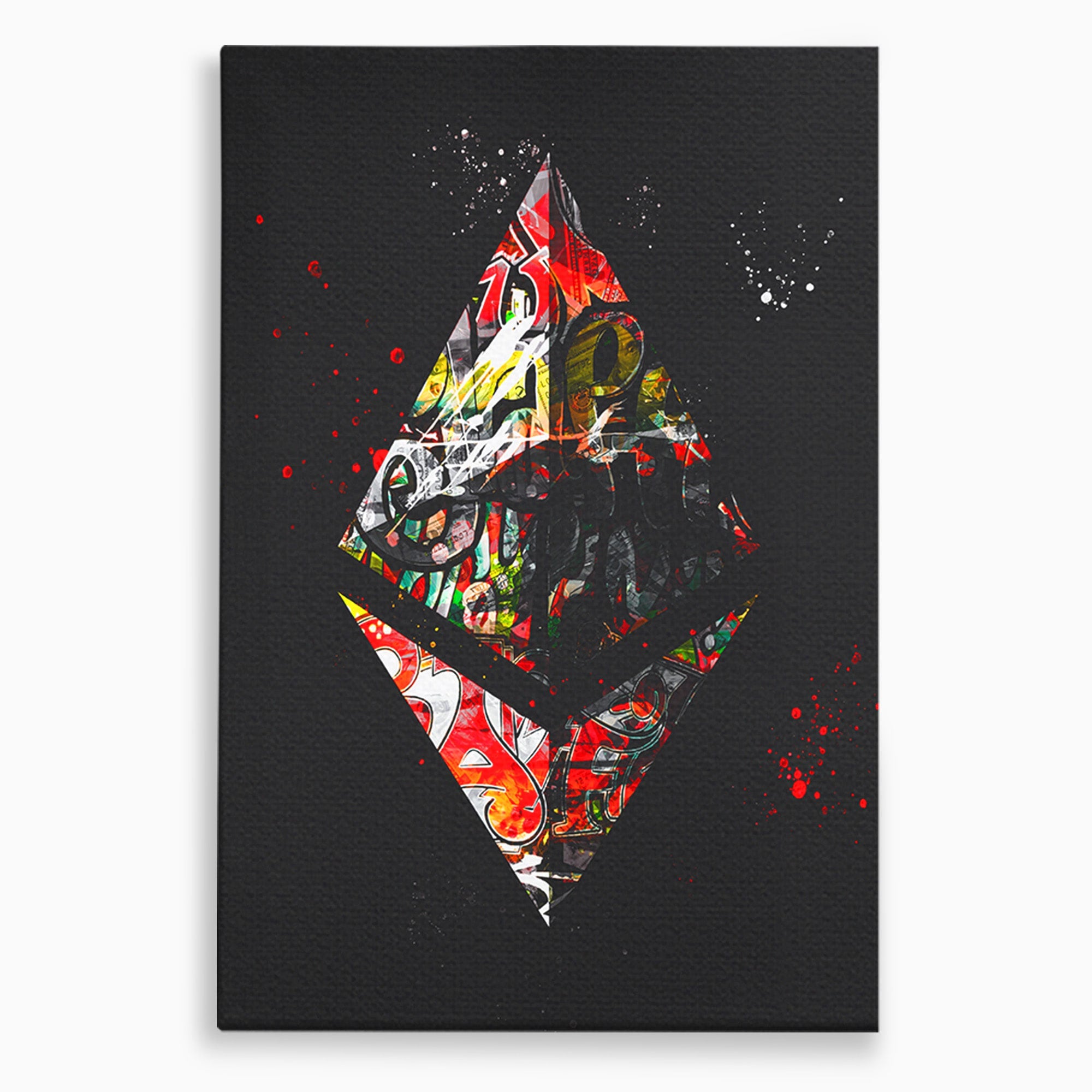 Tablou Canvas Premium LuxCanva® B1056, Geometrie Urbana Abstracta, Geometrie, Abstract, Urban, Living, Birou, Culori Vibrante