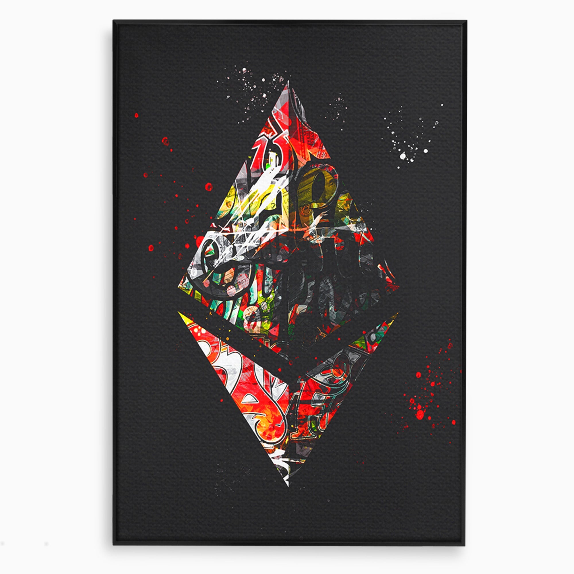 Tablou Canvas Premium LuxCanva® B1056, Geometrie Urbana Abstracta, Geometrie, Abstract, Urban, Living, Birou, Culori Vibrante