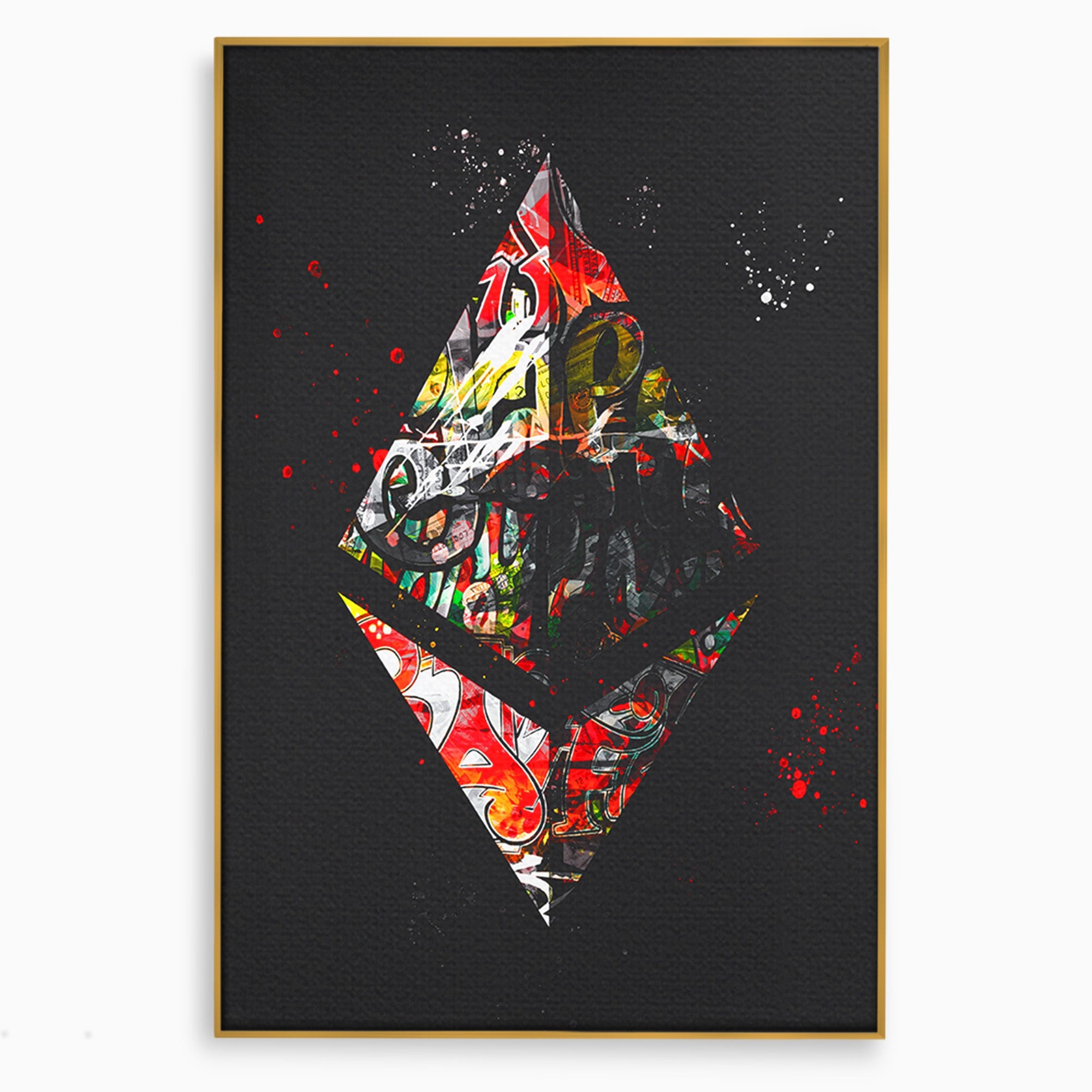 Tablou Canvas Premium LuxCanva® B1056, Geometrie Urbana Abstracta, Geometrie, Abstract, Urban, Living, Birou, Culori Vibrante