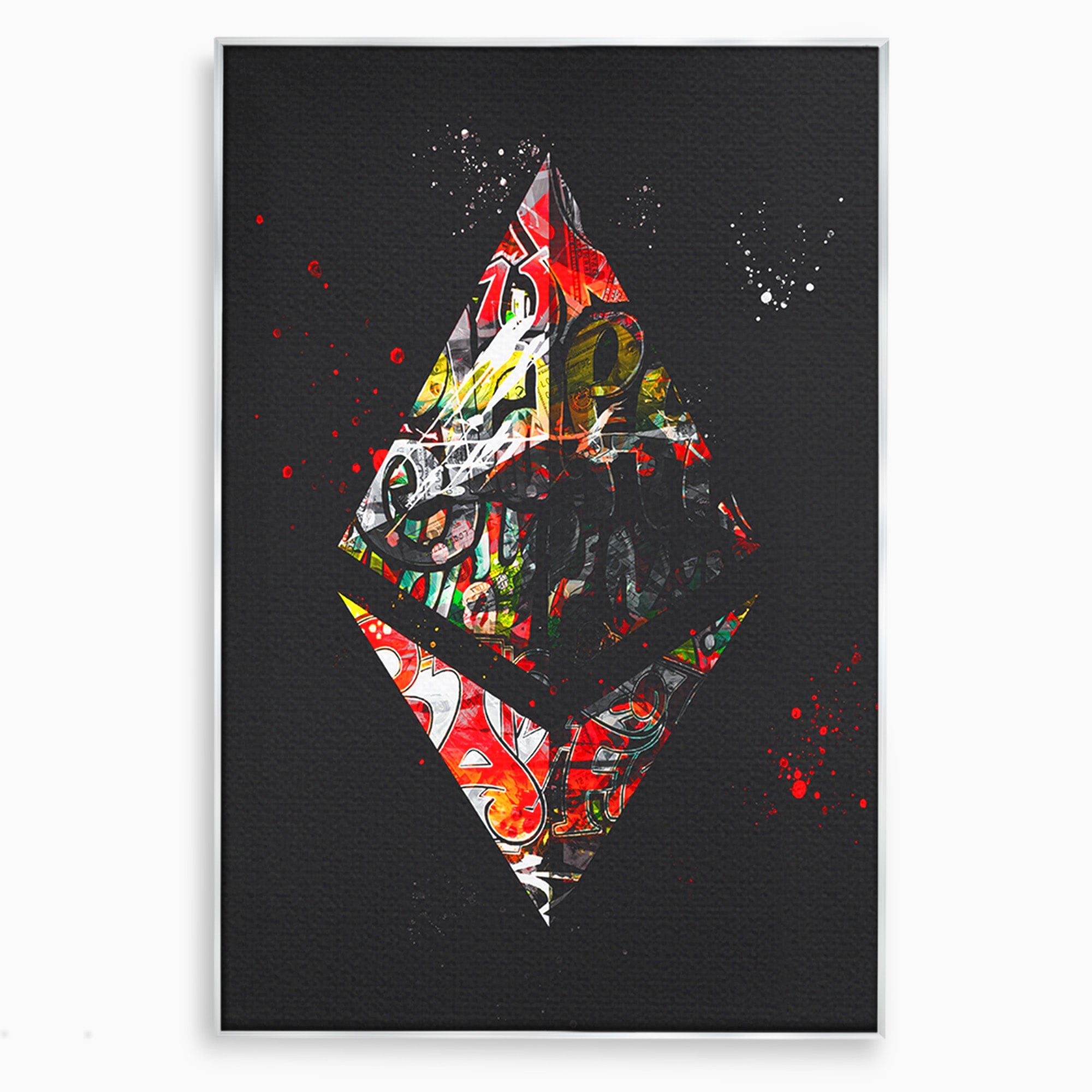 Tablou Canvas Premium LuxCanva® B1056, Geometrie Urbana Abstracta, Geometrie, Abstract, Urban, Living, Birou, Culori Vibrante