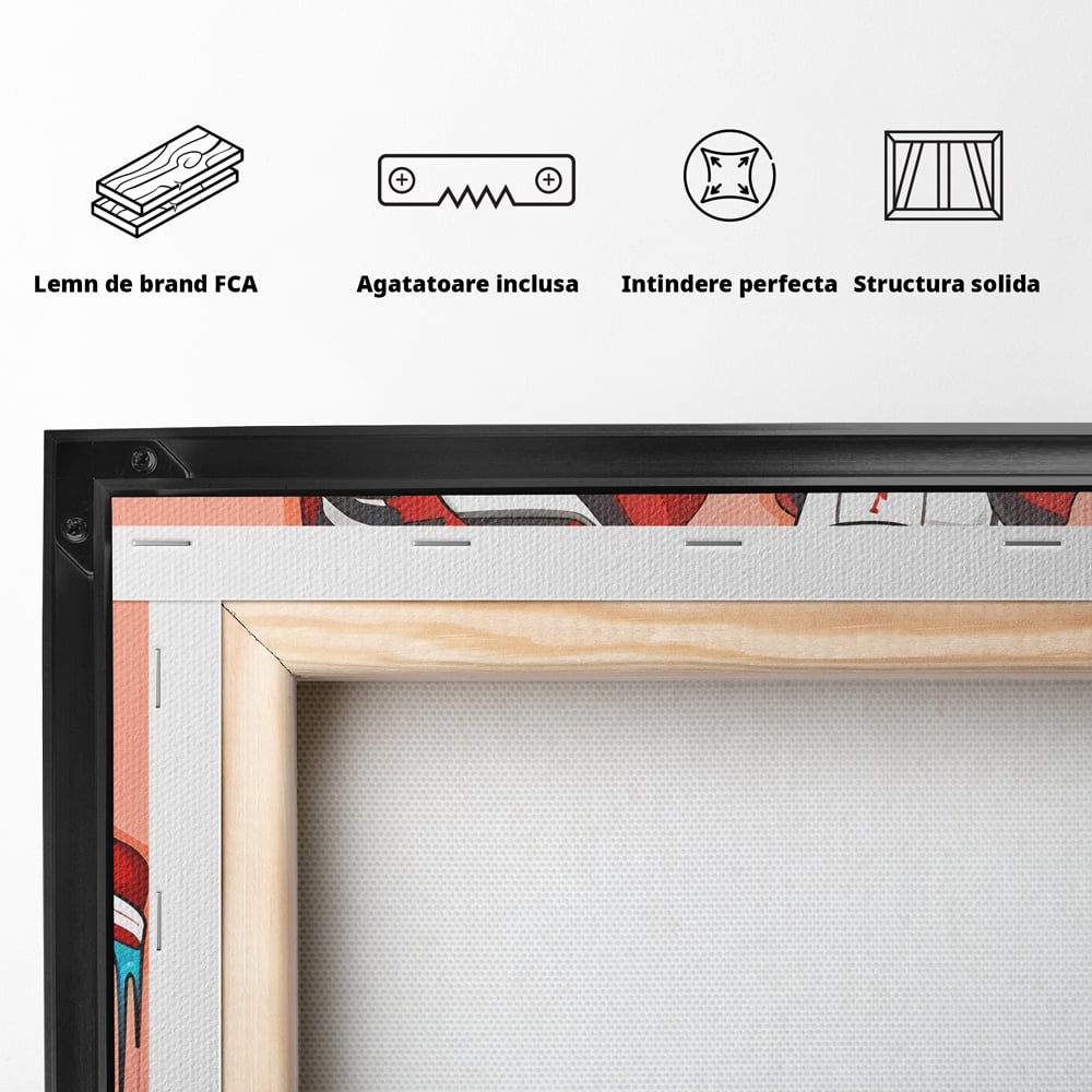 Tablou Canvas Premium, LuxCanva® B1059, Jordan On My Feet, Decorativ, Camera Tineret, Nike, Brand, Air Jordan, Baschet, Culori Vibrante