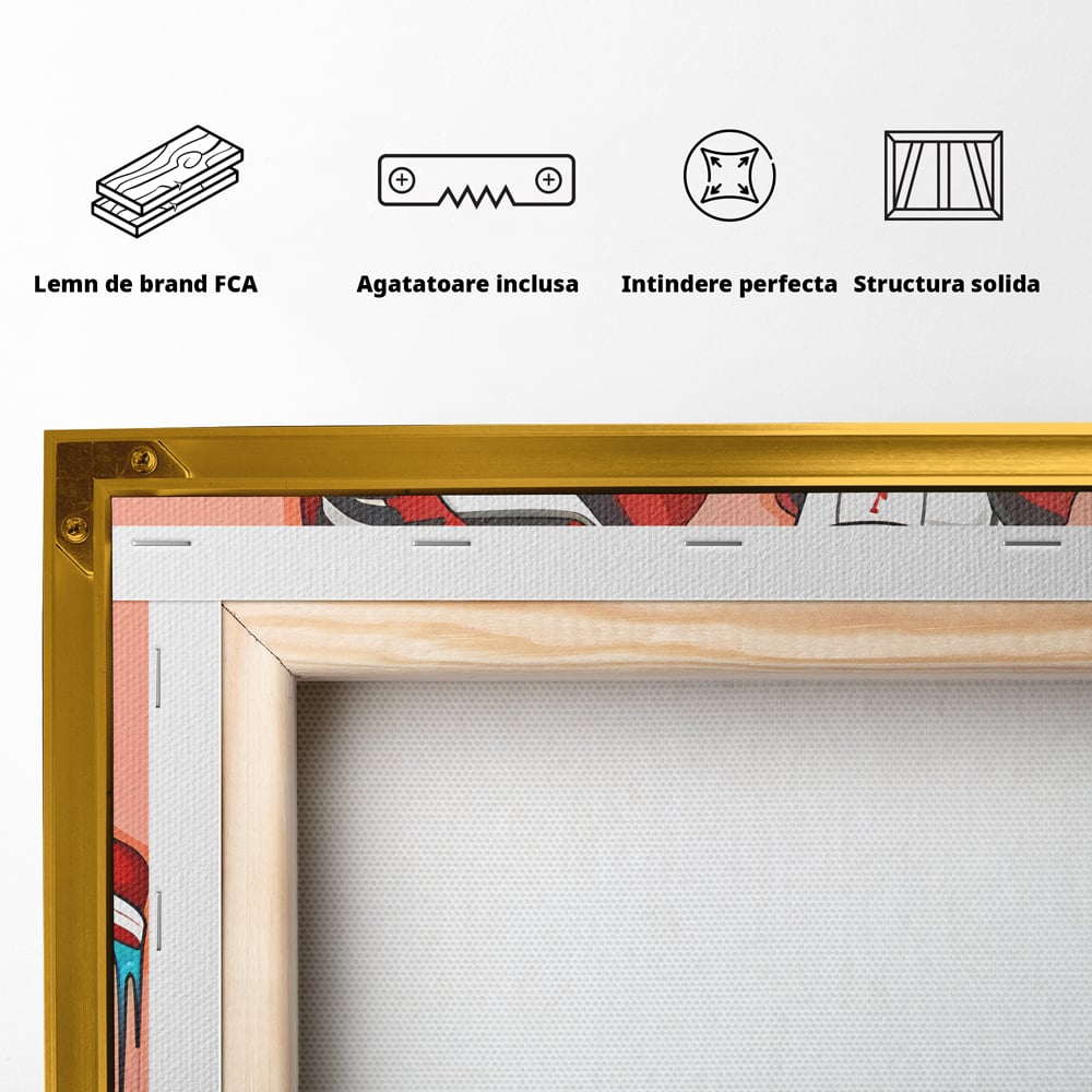 Tablou Canvas Premium, LuxCanva® B1059, Jordan On My Feet, Decorativ, Camera Tineret, Nike, Brand, Air Jordan, Baschet, Culori Vibrante