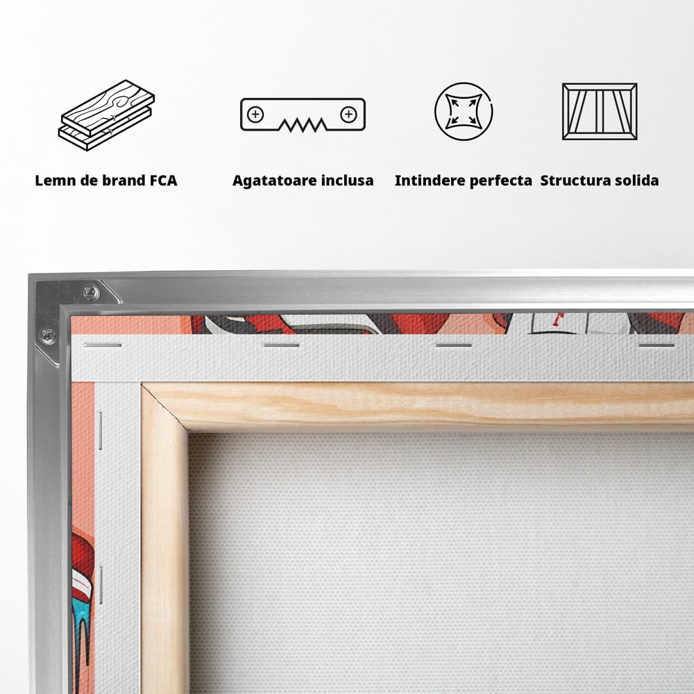 Tablou Canvas Premium, LuxCanva® B1059, Jordan On My Feet, Decorativ, Camera Tineret, Nike, Brand, Air Jordan, Baschet, Culori Vibrante
