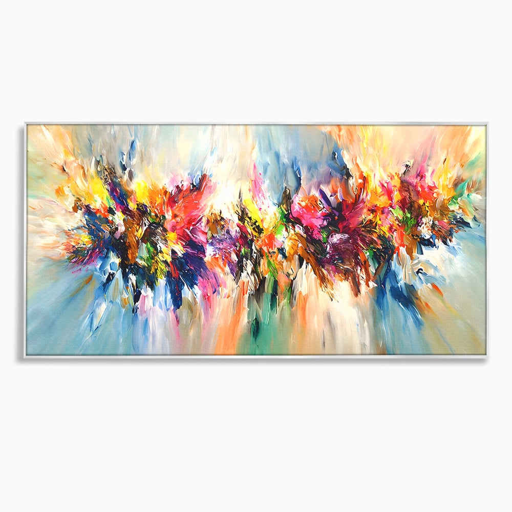 Tablou Canvas Premium LuxCanva® B1073, Dansul culorilor , Decorativ, Dormitor, Culori, Living, Fericire, Culori Vibrante