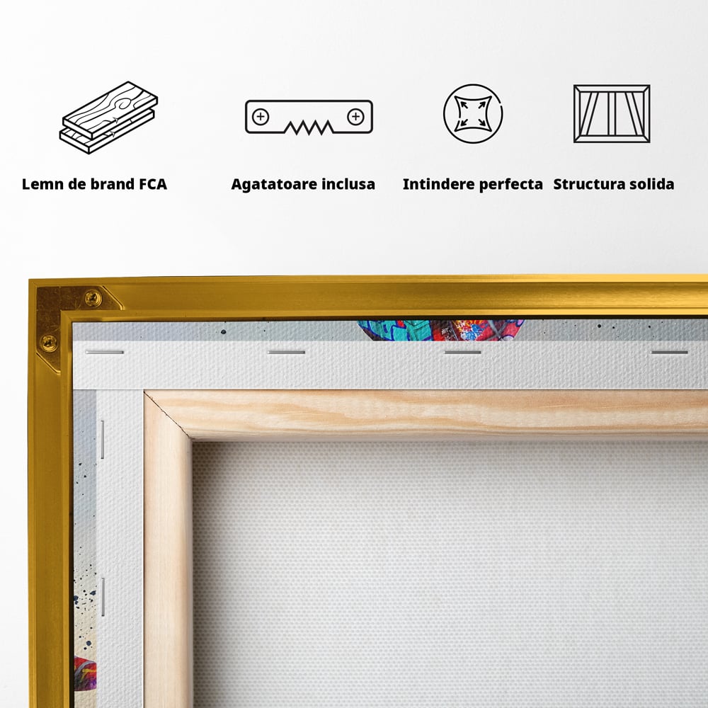 Tablou Canvas Premium, LuxCanva® B1074, The Amazing Spider-Man, Decorativ, Camera Copil, Personaj, Supererou, Marvel, Culori Vibrante