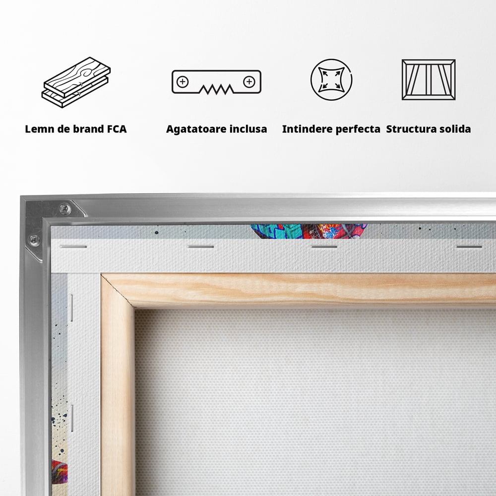 Tablou Canvas Premium, LuxCanva® B1074, The Amazing Spider-Man, Decorativ, Camera Copil, Personaj, Supererou, Marvel, Culori Vibrante
