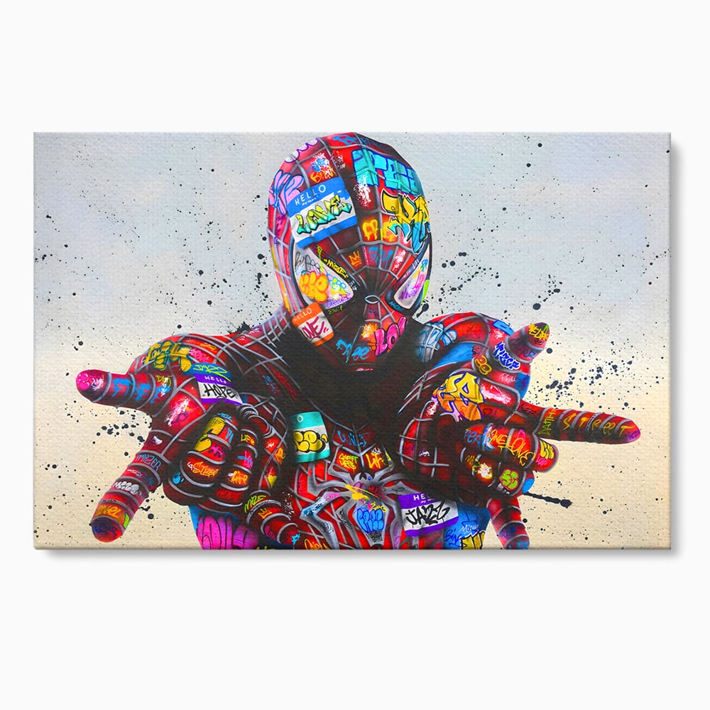 Tablou Canvas Premium, LuxCanva® B1074, The Amazing Spider-Man, Decorativ, Camera Copil, Personaj, Supererou, Marvel, Culori Vibrante