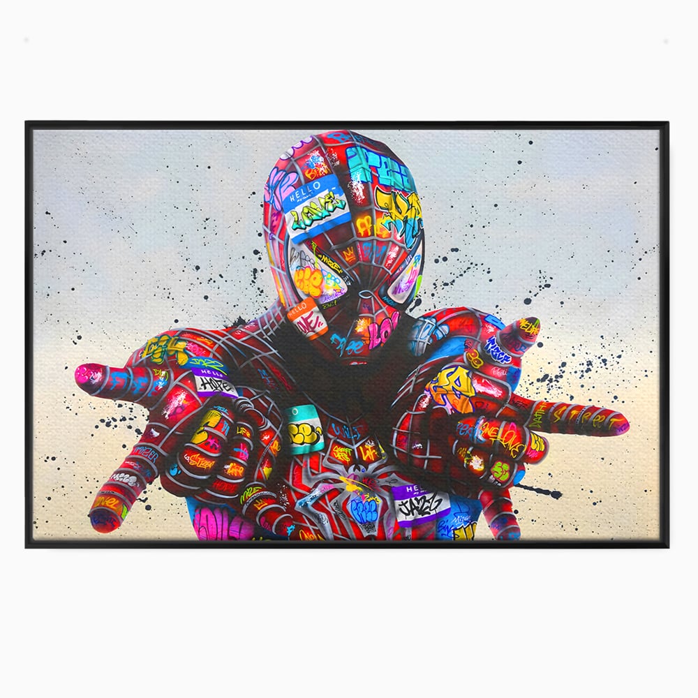 Tablou Canvas Premium, LuxCanva® B1074, The Amazing Spider-Man, Decorativ, Camera Copil, Personaj, Supererou, Marvel, Culori Vibrante