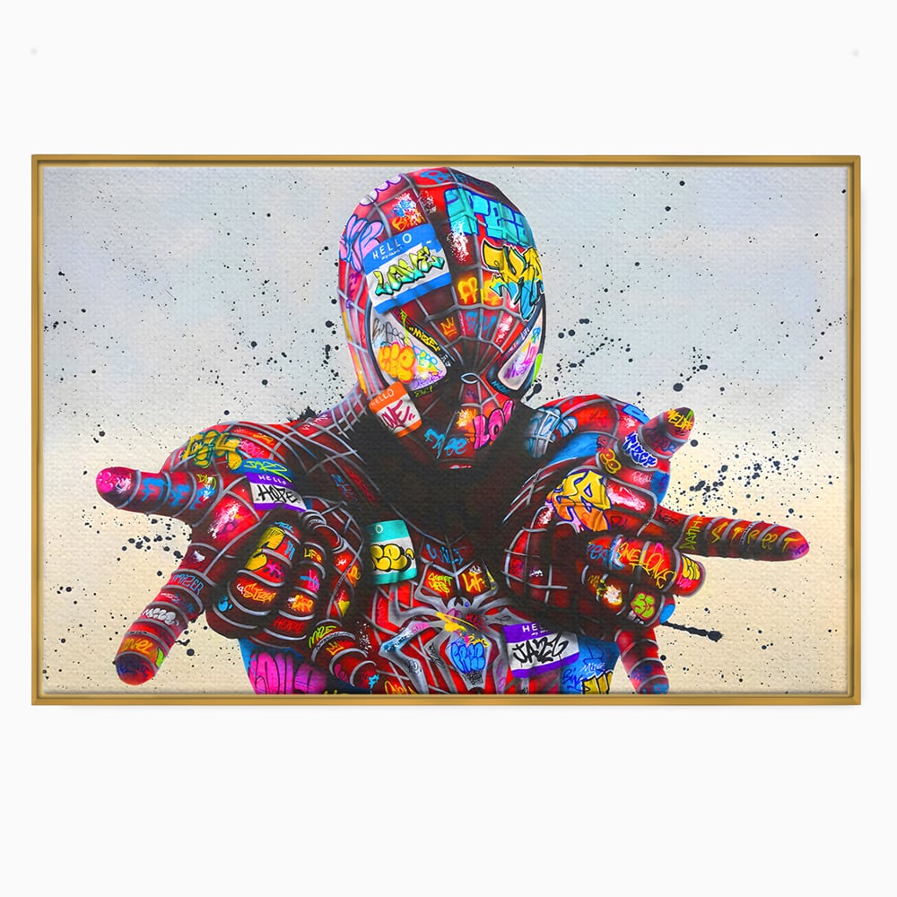 Tablou Canvas Premium, LuxCanva® B1074, The Amazing Spider-Man, Decorativ, Camera Copil, Personaj, Supererou, Marvel, Culori Vibrante