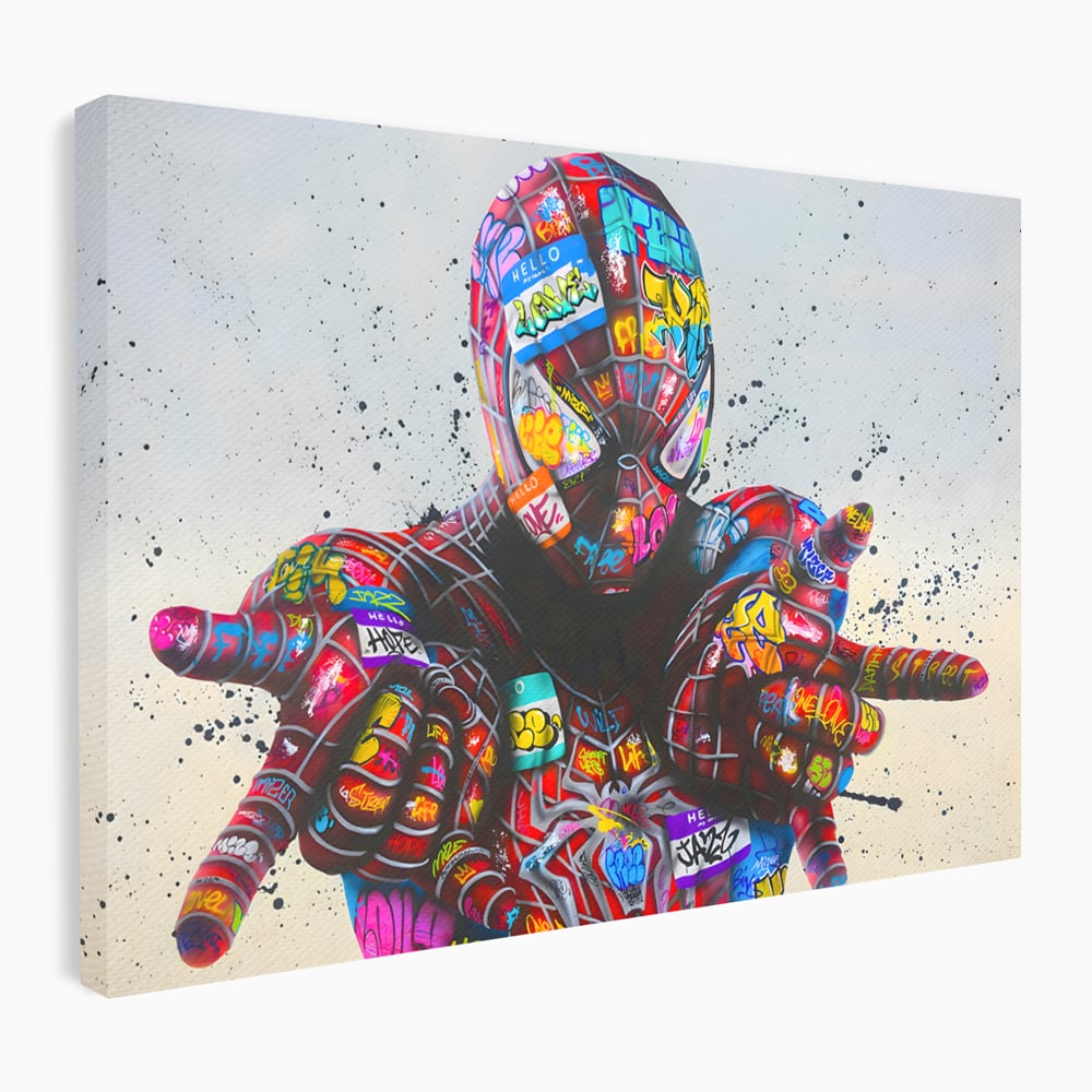 Tablou Canvas Premium, LuxCanva® B1074, The Amazing Spider-Man, Decorativ, Camera Copil, Personaj, Supererou, Marvel, Culori Vibrante