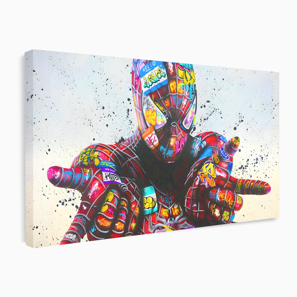 Tablou Canvas Premium, LuxCanva® B1074, The Amazing Spider-Man, Decorativ, Camera Copil, Personaj, Supererou, Marvel, Culori Vibrante