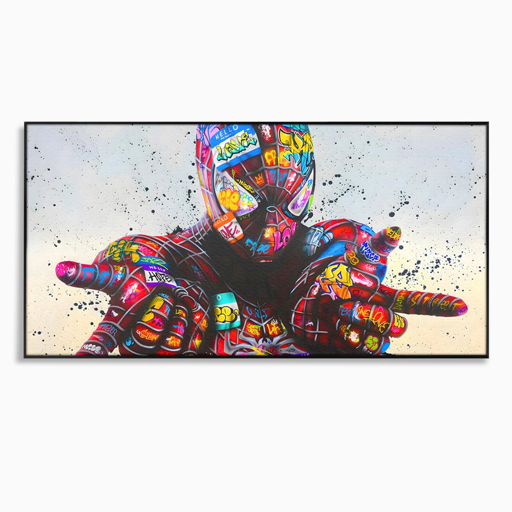Tablou Canvas Premium, LuxCanva® B1074, The Amazing Spider-Man, Decorativ, Camera Copil, Personaj, Supererou, Marvel, Culori Vibrante