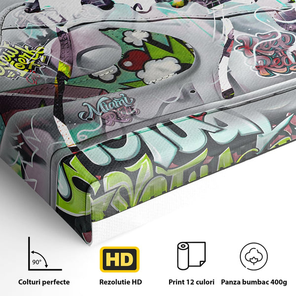Tablou Canvas Premium LuxCanva® B1076, Air Force 1 , Decorativ, Camera Copii, Nike, America, Baschet, Dormitor, Sport, Incaltaminte, Culori Vibrante