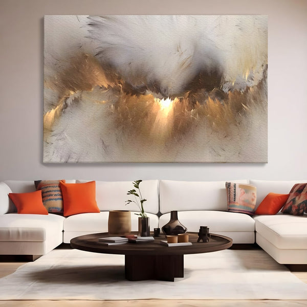 Tablou Canvas Premium LuxCanva® B1082, Divina Lumina ,  Living, Abstract, Rasarit, Dormitor, Lumina, Liniste, Pace, Culori Vibrante