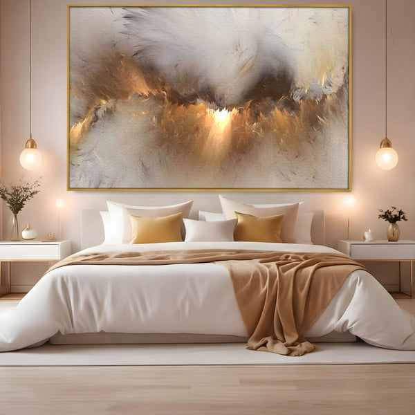 Leinwandbilder Premium LuxCanva® B1082, Göttliches Licht, Wohnen, Abstrakt, Abstrakt, Sonnenaufgang, Schlafzimmer, Licht, Licht, Frieden, Frieden, Frieden, lebhafte Farben
