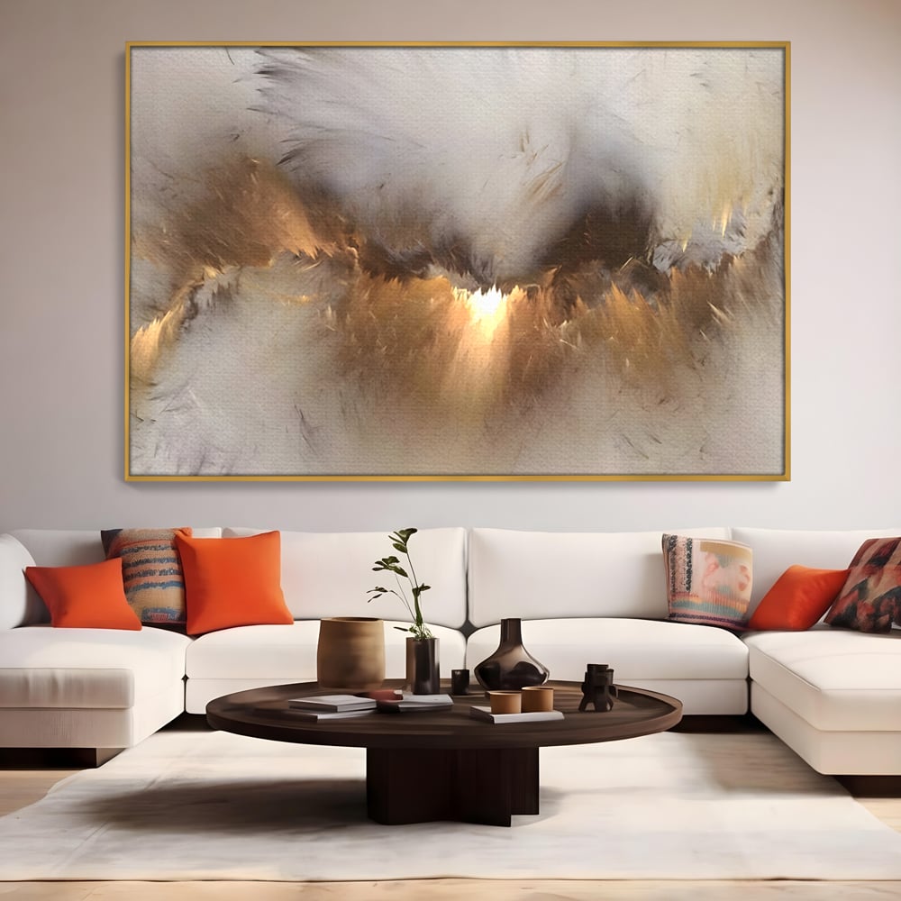Tablou Canvas Premium LuxCanva® B1082, Divina Lumina ,  Living, Abstract, Rasarit, Dormitor, Lumina, Liniste, Pace, Culori Vibrante