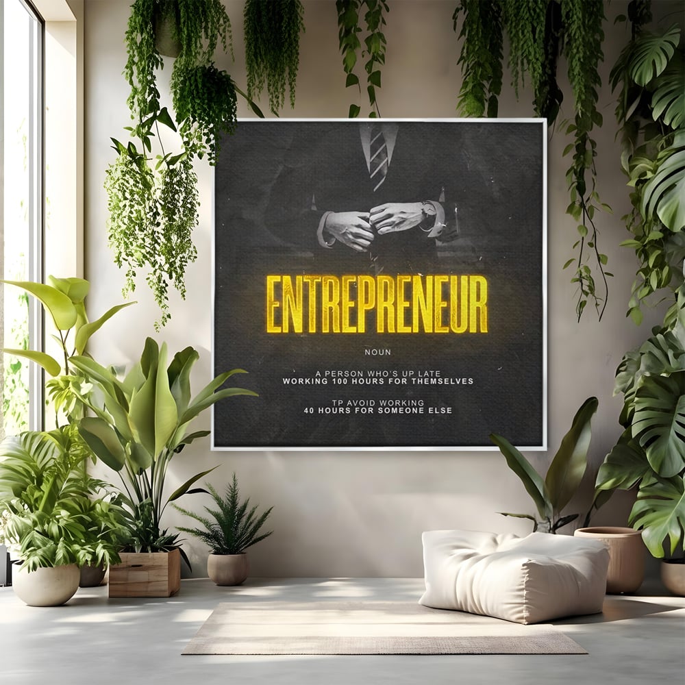 Leinwandbilder Premium LuxCanva® B1086, Der Unternehmer , Büro, Geschäft, Geschäftsmann, Büro, Geschäft, Arbeit, Arbeit, Arbeitgeber, Dekor, Unternehmer, farbig