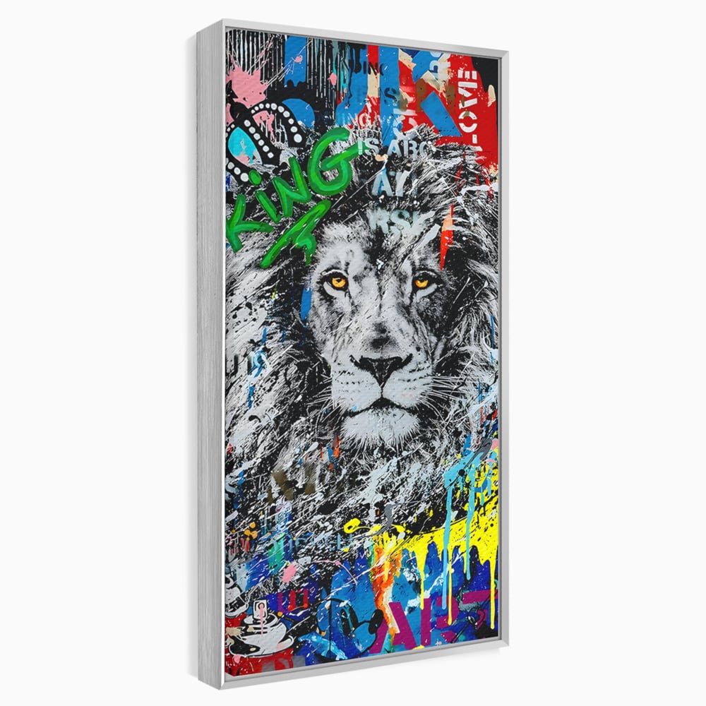 Tablou Canvas Premium LuxCanva® B1093, Leul de la Hollywood , Living, Vedere, Cinema, Colorat, King, Dormitor, Audrey Hepburn, Celebritati, Culori Vibrante