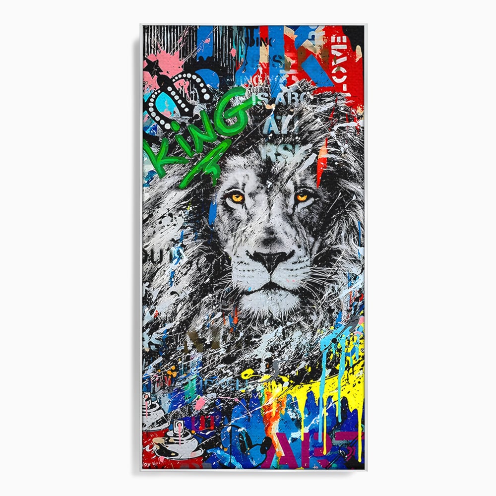 Tablou Canvas Premium LuxCanva® B1093, Leul de la Hollywood , Living, Vedere, Cinema, Colorat, King, Dormitor, Audrey Hepburn, Celebritati, Culori Vibrante