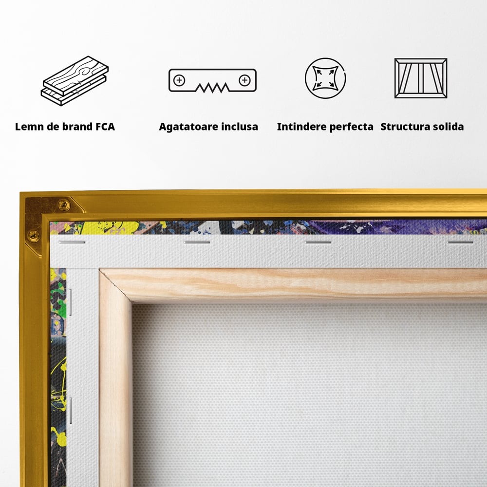 Tablou Canvas Premium LuxCanva® B1094, Homer Simpson , Living, Serial, Comedie, Familie, Avion, Masina De Lux, Culori Vibrante