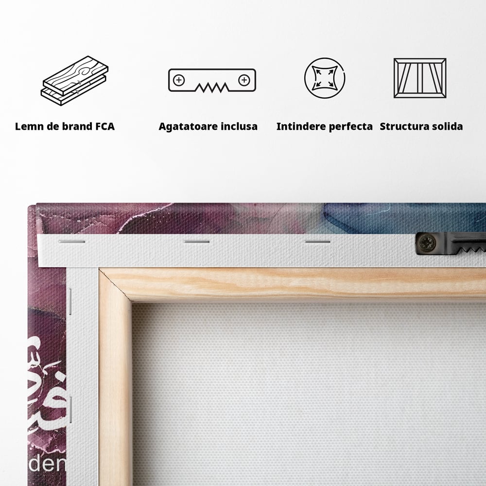 Tablou Canvas Premium LuxCanva® B1095, Religie , Living, Credinta, Religie, Dumnezeu, Birou, Culori Vibrante