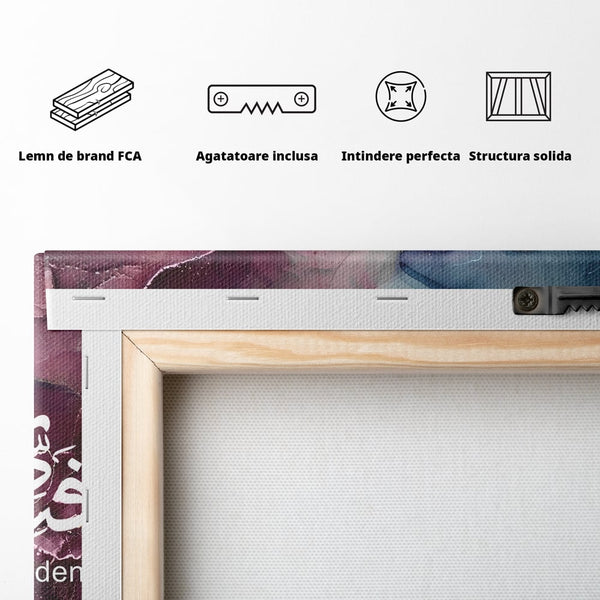 Tablou Canvas Premium LuxCanva® B1095, Religie , Living, Credinta, Religie, Dumnezeu, Birou, Culori Vibrante