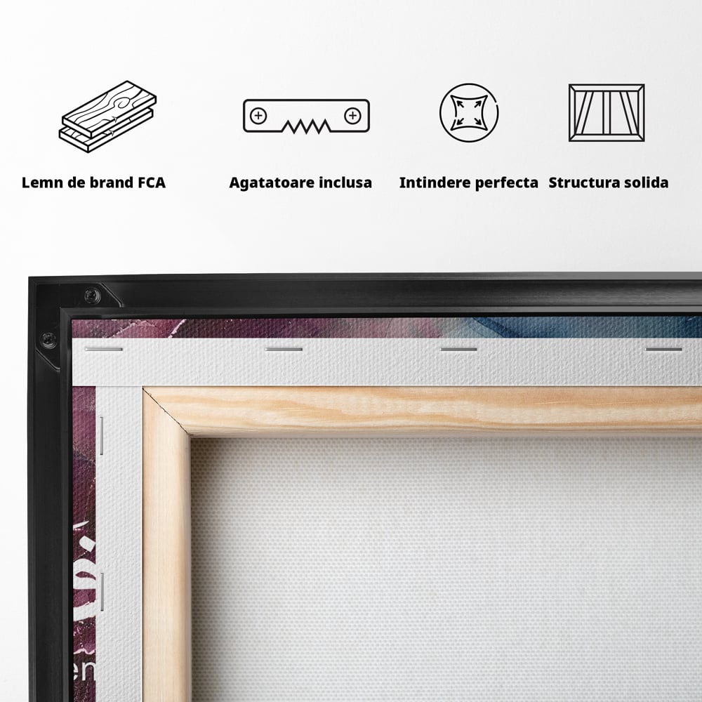 Tablou Canvas Premium LuxCanva® B1095, Religie , Living, Credinta, Religie, Dumnezeu, Birou, Culori Vibrante