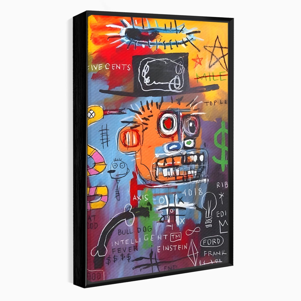 Tablou Canvas Premium LuxCanva® B1102, Inteligenta Artificiala , Birou, Albert Einstein, Abstract, Dormitor, Relativitate, Culori Vibrante