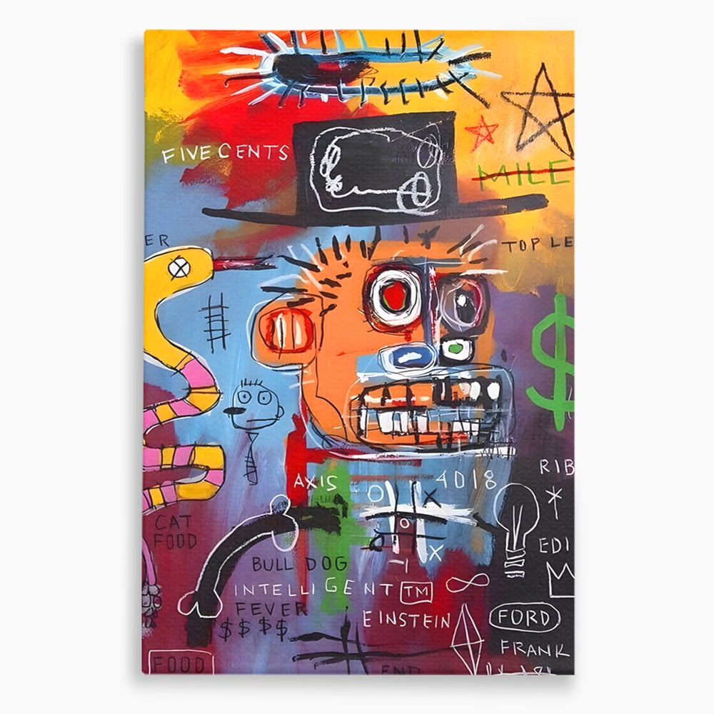Tablou Canvas Premium LuxCanva® B1102, Inteligenta Artificiala , Birou, Albert Einstein, Abstract, Dormitor, Relativitate, Culori Vibrante