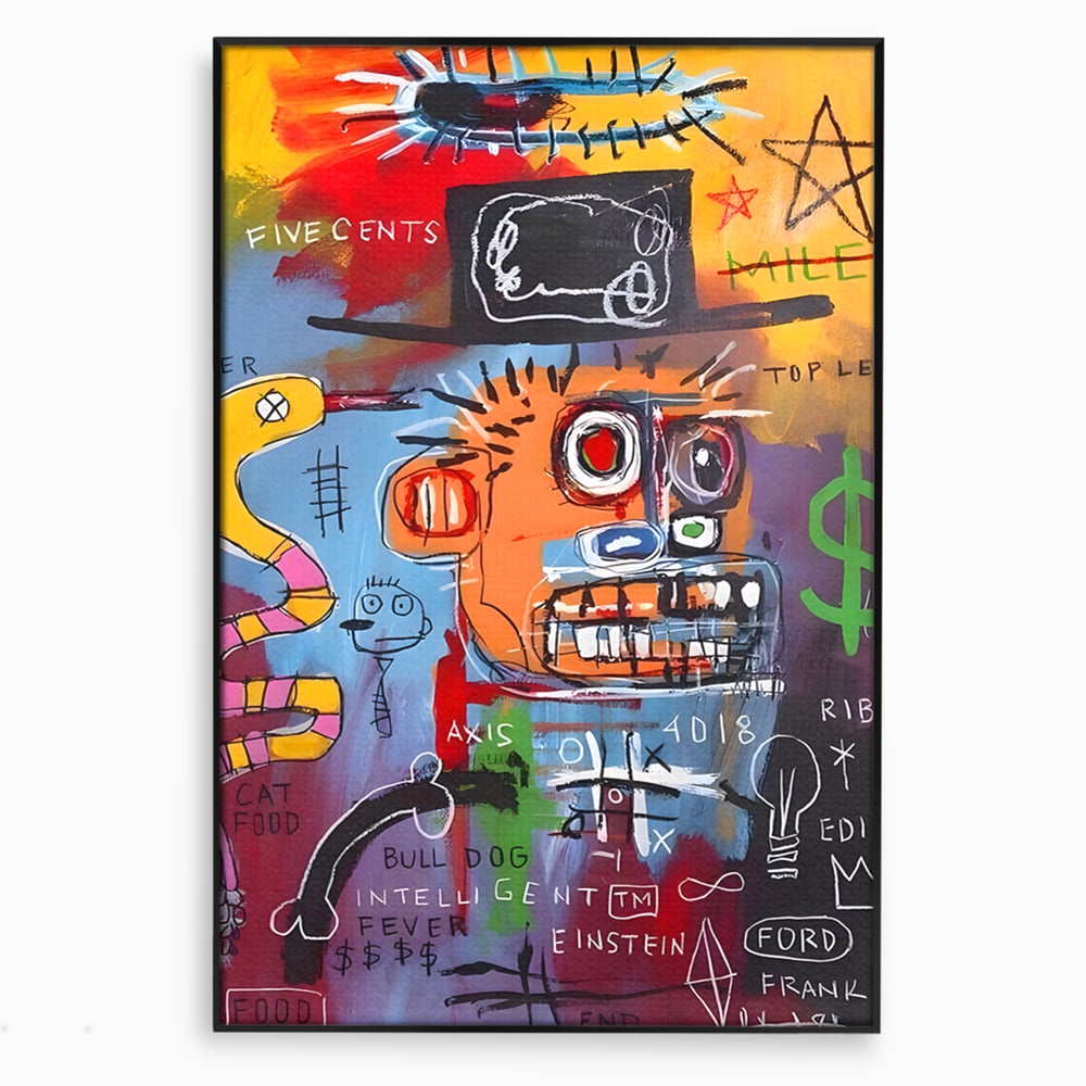 Tablou Canvas Premium LuxCanva® B1102, Inteligenta Artificiala , Birou, Albert Einstein, Abstract, Dormitor, Relativitate, Culori Vibrante